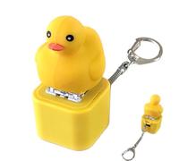 Duck Quacking Fidget Toy, Keychain Fidget Toy, Quack Button Board Clicker, inquieto, sensorial, para aliviar el estrés, de pato