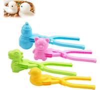Duck Rice Mold,Creative Rice Duck Mold,DIY Duck Sushi Molds Animal Shapes Clip for Rice/Mashed Potatoes/Snow,Rice Duck Mold, Animal Shapes Sushi Mold (4 pcs-a)