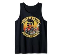 Duck & Roll Easy Riders Rock and Roll Outfit Vibe Camiseta sin Mangas