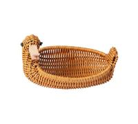 Duck Shaped Storage Basket, Hand Woven Organization Bin, Sturdy Container with Sturdy Handles, Wicker Cotton Construction, Home Storage Basket with Playful Design, Compact Organizer for Living Room