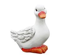 Duck Statue, Cute Resin Realistic Figurine Ornament, Decorative Garden Duck Sculpture, Weather Resistant Outdoor Indoor Accent Piece For Yard Lawn Front House Farmhouse Patio Deck Door Display
