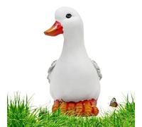 Duck Statue, Resin Figurine, 3.54x5.51x6.69 Inches Realistic Ornament, Garden Porch Yard Lawn Patio Deck, Indoor House Farmhouse Door Landscaping, Gift Collecting for Adults Women Men Teens & College
