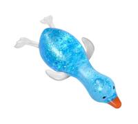 Duck Stress Toy - Fidget Squeeze Ball | Soft Elastic Toy Portable Anti Stress Sensory Gadget Cute Cartoon Design for Teens, Adults, Travel, Office or School, 17x5.6x4.2cm
