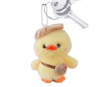 Duck Stuffed Animal - Cute Plush Bag Charm, Soft Keychain Decoration