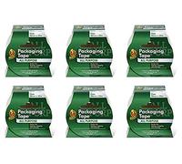 Duck Tape 224499.6 - Cinta de embalaje transparente multiusos (50 mm x 25 m, 6 unidades)
