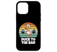 Duck To The Bar Funny Duck Fitness Gym Carcasa para iPhone 12 Mini