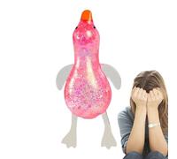 Duck Toy Stress Reliever, Duck Squeeze Toy - Ducks Sensory Relaxation Ballduck Toys Fidget Stress Reliever, 17x5.6x4.2cm Large Size + 135g Weighted Feel, Thermoplastic Rubber- For Teens & Adults