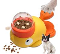 Duck Treat Dispenser, 2 in 1 Dog Food Dispenser Toy & Slow Feeder, Dog Puzzle Feeder, for IQ Training & Mental Enrichment, Durable and Safe for Small & Medium Dogs (1PC)