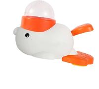 Duck Treat Dispenser, Duck Dog Treat Dispenser, 2-in-1 Dog Interactive Slow Feeder Puzzle Toy, Reduces Bloating Boredom, Shape Slow Feeder Toy (White)