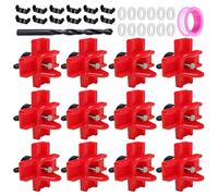 Duck Waterer, Chicken Waterer | Chicken Automatic Waterer | Gran pezón de alimentador Horizontal con Brocas de riego para al Aire Libre y Agricultura