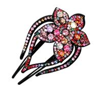 Duckbill Hair Clips - Flower Pins for Styling | Metal with Strong Hold Feature, Easy Application Accessory, Fashion Design Connector, Multi Purpose Use for Wedding Party