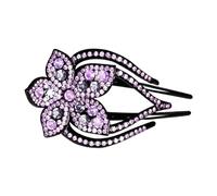 Duckbill Hair Clips - Flower Pins for Styling | Metal with Strong Hold Feature, Easy Application Accessory, Fashion Design Connector, Multi Purpose Use for Wedding Party