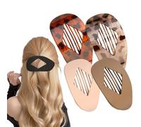 Duckbill Hair Clips for Women, Strong Grip Metal Flat Hair Clips for Thick Hair - 4PCS Set, Simple Elegant Lay Flat Hair Clip for Women & Girls (4pcs A)