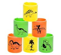 Duckiez juguete de plumas de escalera dinosaurio colorido - pequeño resorte