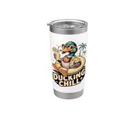 Ducking Chill Funny Cool Duck Gafas de sol Vibe Vaso térmico de acero inoxidable de doble pared