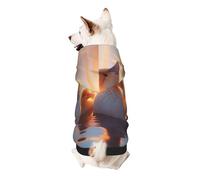 Ducks Swimming in The Lake - Sudadera con capucha para perros pequeños, medianos y grandes de poliéster suave y transpirable