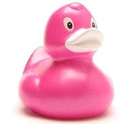Duckshop Elena - Pato de baño (9 cm), color rosa metálico