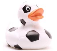 Duckshop I Patito chirriante de fútbol I Patito de baño I L: 8,5 cm I Regalo para los fans del fútbol