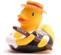 Duckshop I Patito de baño Gondolier Venecia I Pato chirriante Venecia I Patito chirriante L: 10 cm I Regalo para fans de viajes I Presente Italia vacacionistas I para coleccionistas