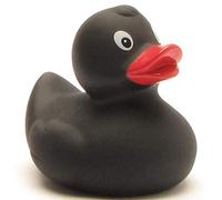 DUCKSHOP| Patito de baño Jasmin negro |Patito de goma| Patito de hule | L: 8 cm