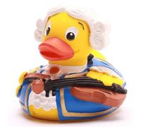 Duckshop Pato de baño Mozart I L 7,5 cm I Pato chirrido I Regalo para amantes de la música I Presente coleccionista
