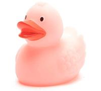Duckshop Pato de baño que brilla en la oscuridad rosa I Patito chirrido I L: 7,5 cm I Pato chirrido I Regalo para amigos I Presente coleccionista