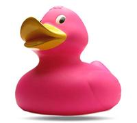 Duckshop Pato de baño XXL Isabell - Rosa I Patito chirriante I L: 31 cm