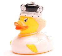 Duckshop Pato de Goma Queen Camilla Que Incluye un Juego de Llavero con Pato de Goma I Pato de Goma I Regalo para los fanáticos Reales