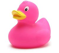Duckshop Pato de goma Renate rosa I con chirrido I L 8,5 cm