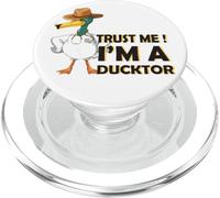 Ducktor Trust Me Divertido Dibujos Animados Animal Doctor Pato Divertido PopSockets PopGrip para MagSafe
