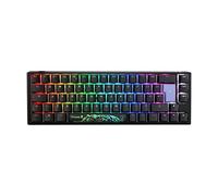 Ducky Channel One3 Classic Black SF RGB Silent Rosso Cherry MX Switch Teclado - Diseño del Reino Unido