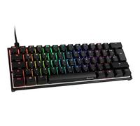 Ducky Compatible Mecha Mini Gaming Tastatur, MX-Red, RGB-LED - Schwarz