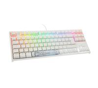 Ducky Compatible One 2 TKL PBT Gaming Tastatur, MX-Brown, RGB LED - weiß