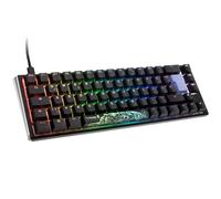 Ducky One 3 Classic Black/White SF Gaming Tastatur, RGB LED - MX-Silent-Red
