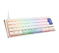 Ducky One 3 Classic Pure White Mini Gaming Tastatur, RGB LED - MX-Speed-Silver