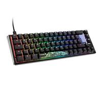Ducky One 3 Classic, SF 65%, Cherry Black, RGB, Negro - Diseño Italiano