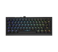 Ducky One X Mini teclado inalámbrico para videojuegos negro - 60% teclado, interruptores inductivos, conectividad trimodo USB-C, 2,4 GHz, Bluetooth, disparo rápido, disparo ajustable, RGB, teclado ISO