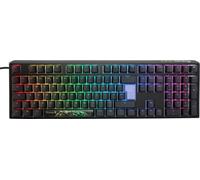 Ducky One3 Classic Negro Tamaño Completo RGB Silent Red Cherry MX Switch Keyboard - Diseño del Reino Unido