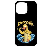Duckzilla Divertido Animal Japonés Patito Carcasa para iPhone 15 Pro Max