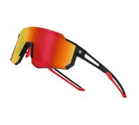 DUCO polarizado c juvenil deporte ciclismo sombra marco ligero UV400 niño niños niñas béisbol gafas de sol DK310, Black Frame Red Temple Revo Orange Lens