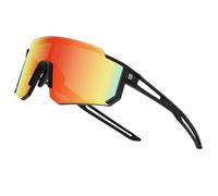 DUCO polarizado c juvenil deporte ciclismo sombra marco ligero UV400 niño niños niñas béisbol gafas de sol DK310, Black frame black temple revo orange lens