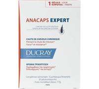 Ducray Complemento alimenticio Anacaps Expert Caída del cabello crónica 30 cápsulas