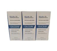 Ducray - Champú anticaspa Kelual DS para casos graves, 100 ml, 3 unidades