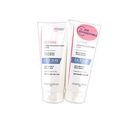 Ducray Ictyane Crema Nutritiva Emoliente para Piel Seca y Muy Seca, Rostro y Cuerpo, 2x200 ml, Hidratación 48h