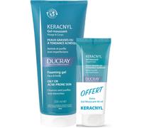 Ducray Set Keracnyl Gel Limpiador 200ml + 40ml