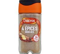 Ducros Cuatro especias molidas - Botella de 37 g