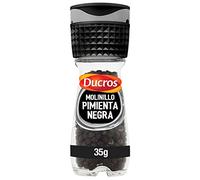 DUCROS - Especias Cocina - Molinillo Pimienta Negra, n°6 Clásica - Intensidad Media - Para Condimentar - 35g