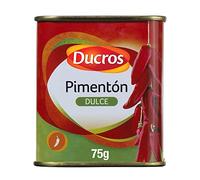 DUCROS - Especias Cocina - Pimentón Dulce Molido - Para Paellas, Potajes, Estofados, Pollo - 75g