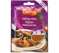 Ducros - Especias Fajitas Mexicanas 20 g - Lote de 4