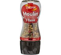 Ducros Molinillo de pimienta con 5 bayas, 24 g, 3 unidades